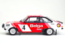 Load image into Gallery viewer, 1:18 Ford Escort RS1800 MKII – #4 Droogmans Robert /Joosten Ronny – Lotto Haspengouw Rally 1981
