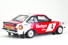 Load image into Gallery viewer, 1:18 Ford Escort RS1800 MKII – #4 Droogmans Robert /Joosten Ronny – Lotto Haspengouw Rally 1981