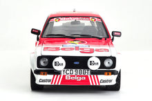 Load image into Gallery viewer, 1:18 Ford Escort RS1800 MKII – #4 Droogmans Robert /Joosten Ronny – Lotto Haspengouw Rally 1981