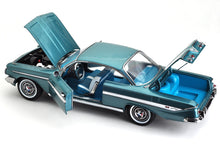 Load image into Gallery viewer, 1:18 1961 Chevrolet Impala Sport Coupe – Twilight Turquoise

