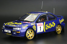 Load image into Gallery viewer, 1:18 Subaru Impreza 555 – #1 C.McRae/D.Ringer – Winner Rallye Rallye Sanremo 1996
