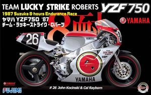 1:24 YAMAHA YZF750 LUCKY STRIKE ROBERTS (Bike-No6) Plastic Model Kit - Fujimi
