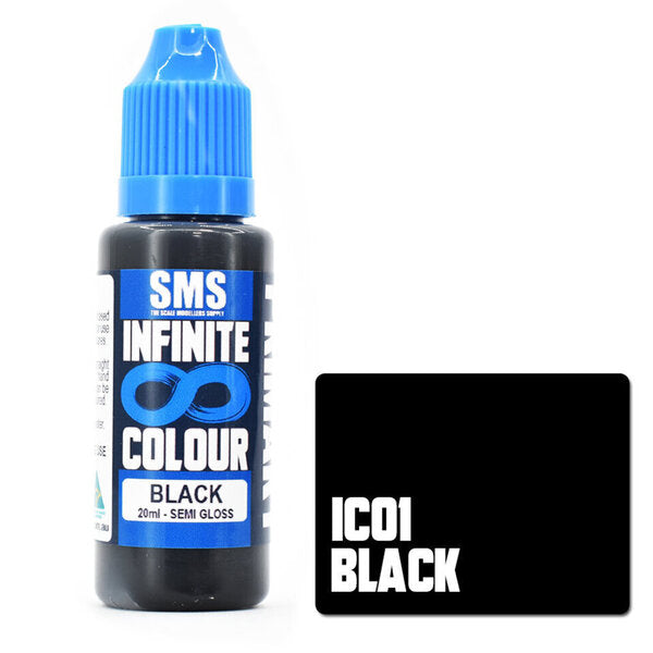 IC01 Black 20ml - Semi Gloss