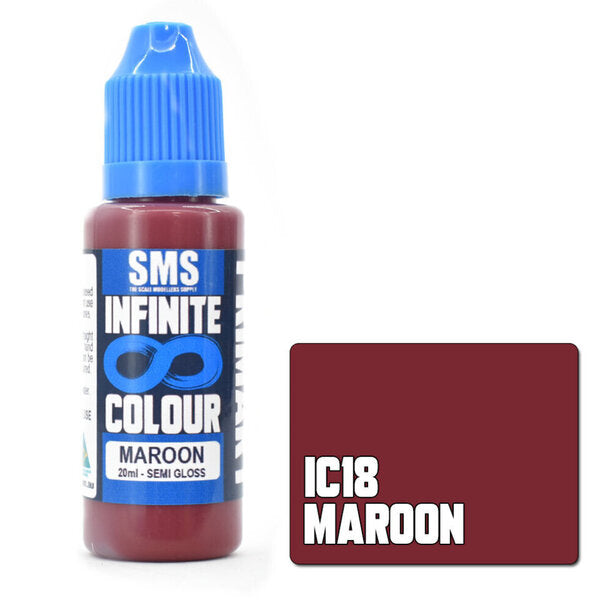 IC18 Maroon 20ml - Semi Gloss