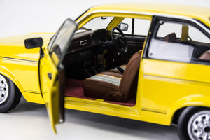 1:18 1975 Ford Escort MKII Sport – Siganl Yellow