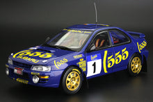 Load image into Gallery viewer, 1:18 Subaru Impreza 555 – #1 P.Bourne/T.Sircombe - Winner 555 Hong Kong Beijing Rally 1994