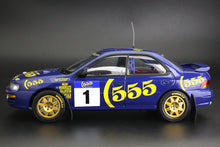 Load image into Gallery viewer, 1:18 Subaru Impreza 555 – #1 P.Bourne/T.Sircombe - Winner 555 Hong Kong Beijing Rally 1994
