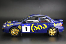 Load image into Gallery viewer, 1:18 Subaru Impreza 555 – #1 P.Bourne/T.Sircombe - Winner 555 Hong Kong Beijing Rally 1994