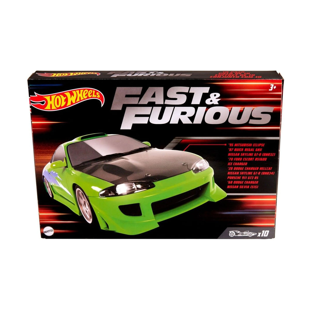 Hot Wheels - Fast & Furious 10pk