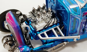 1:18 1932 Ford Hot Rod Roadster - Blue Flame