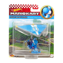 Load image into Gallery viewer, Mario Kart Pipe Fram Super Glider - Light Blue Yoshi - Hot Wheels