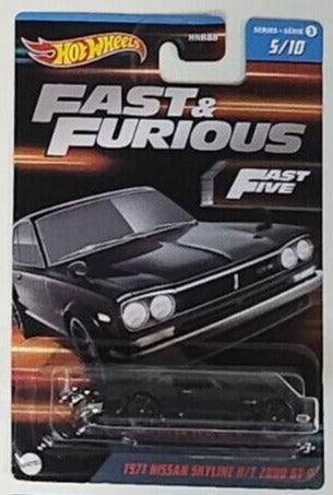 Wheels Fast & Furious - 1971 Nissan Skyline H/T 2000 GT-R