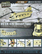 Load image into Gallery viewer, 1:72 U.S. Boeing Chinook CH-47F Diecast Model
