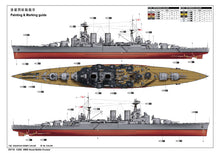 Load image into Gallery viewer, 1:200 HMS Hood Battle Cruiser