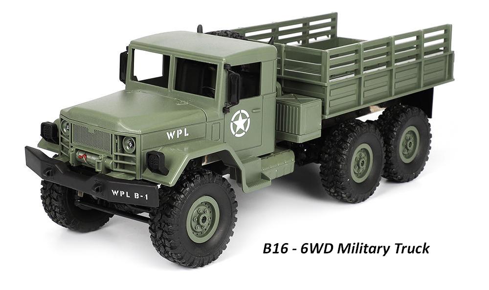 1:16 6WD Off-Road Military Truck/Military Command Truck