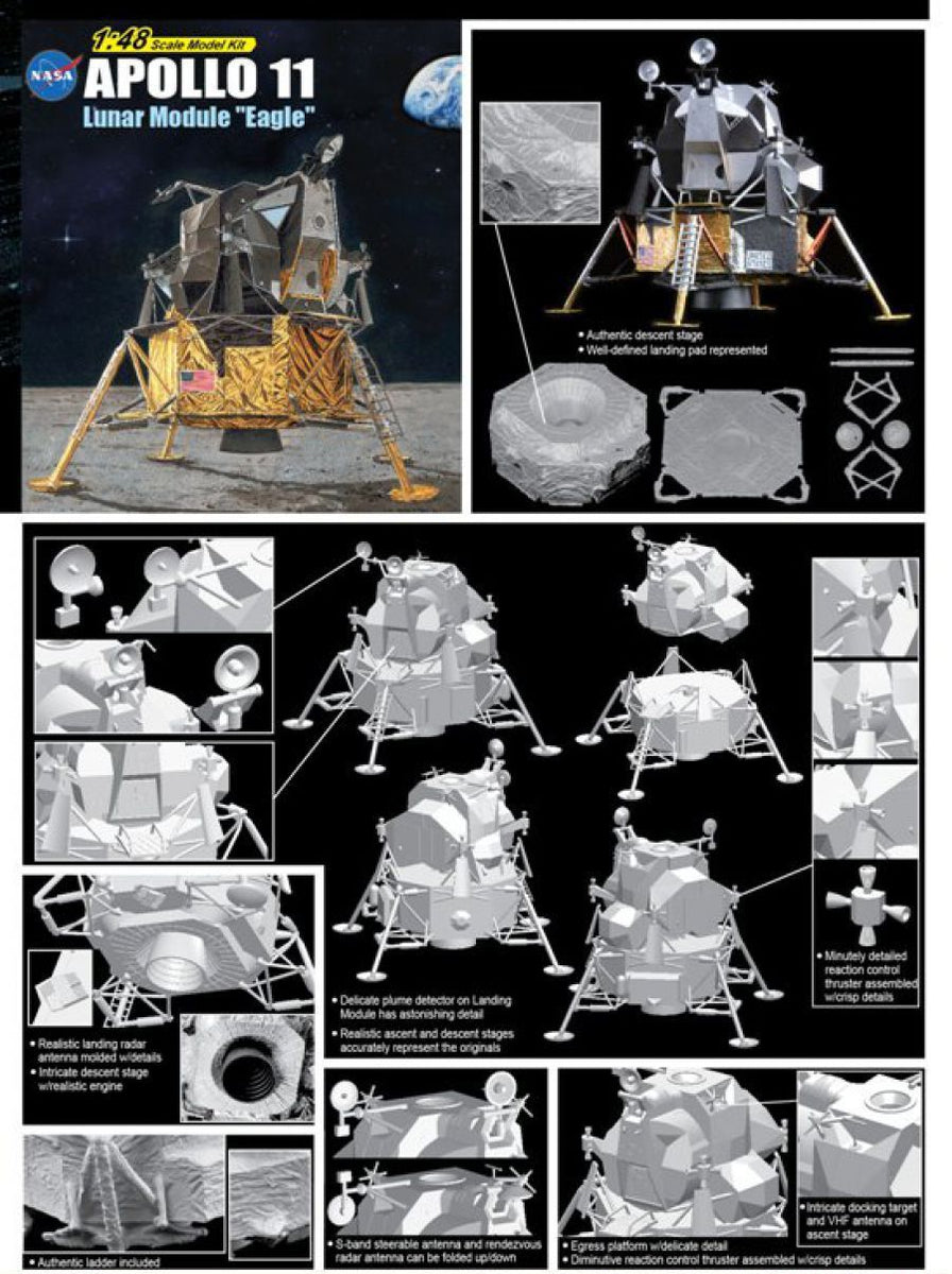 1:48 Apollo 11 Lunar Module "Eagle" – Exclusive Collectables