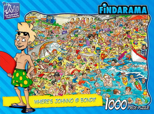 Findarama - Where is Johnno at Bondi Beach 1000pc
