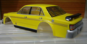 1:10 Ford Falcon XY GTHO PHASE III - Body Shell - Yellow Glow