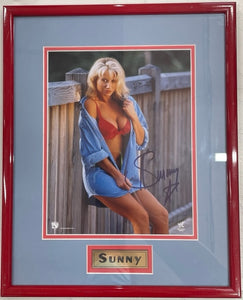 Sunny - Officially Signed Promotional WWF Photograph - Red Frame