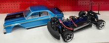 Load image into Gallery viewer, 1:10 XY GHTO Ford Falcon Starlight Blue Electric Brushless RC - Excellent RC - Ready To Run w/Radio
