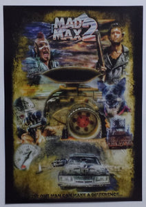 MAD MAX V2 Just One Man Can Make A Difference A3 Poster
