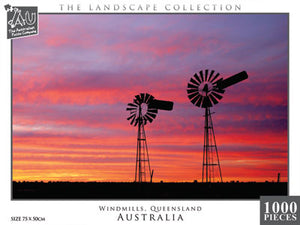 Windmills, Queensland, 1000pc