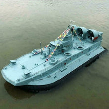 Load image into Gallery viewer, 1:110 2.4 GHz "ZUBR" Class Amphibious Hovercraft BLUE
