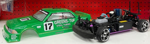 1:10 XD Ford Falcon Greens Tuff Nitro RC - Excellent RC - Ready To Run w/Radio