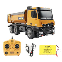 Load image into Gallery viewer, 1:14 Professional R/C Dump Truck with 10 functions