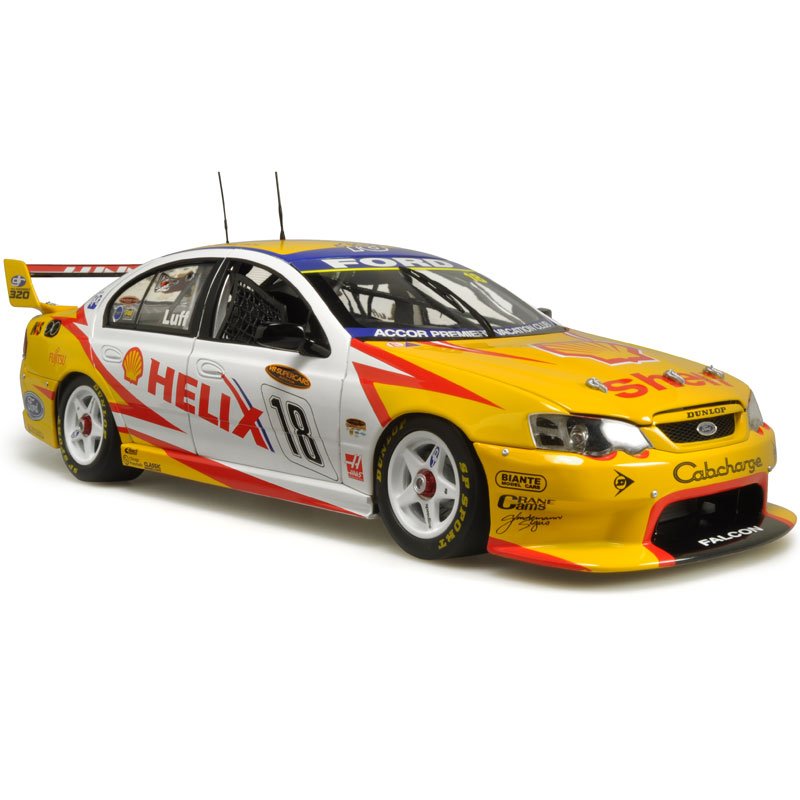 1:18 2004 Dick Johnson Racing #17 Warren Luff's Year Ba Ford Falcon