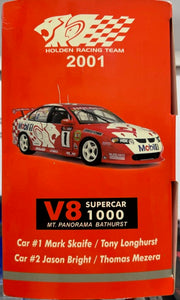 1:18 2001 Bathurst HRT Twin Set Car #1 Winner Skaife/Longhurst #2 Bright/Mezera