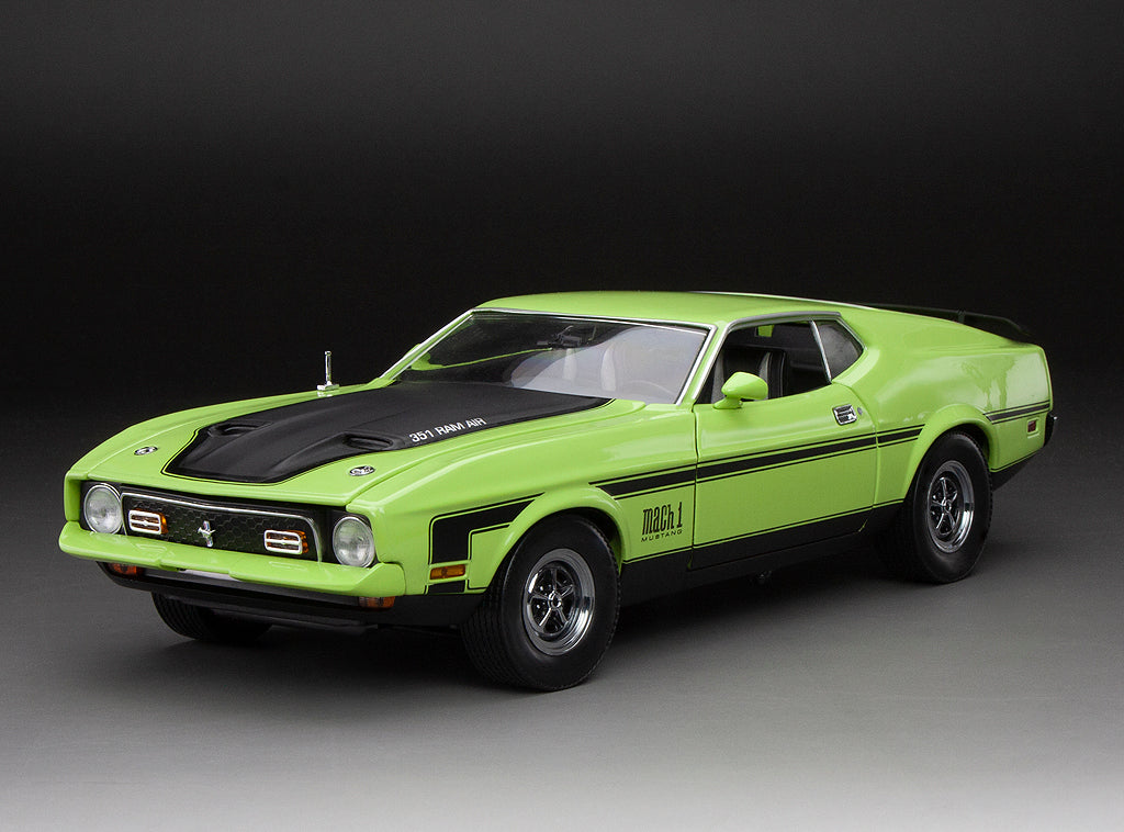 1:18 1971 Ford Mustang MACH 1 – Grabber Lime