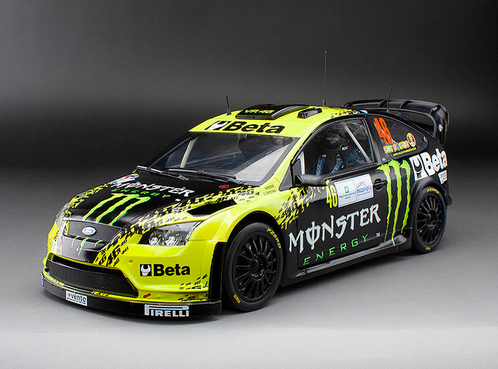 1:18 Monza Rally Show 09 #46 Valentino Rossi/Carlo Cassina Ford Focus RS WRC08