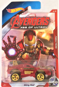 MARVEL Avengers: Age of Ultron - Iron Man - Sting Rod - Hot Wheels