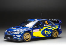 Load image into Gallery viewer, 1:18 Subaru Impreza WRC07 – #6 C.Atkinson/S.Prevot 3th Rallye Monte-Carlo 2008
