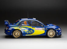 Load image into Gallery viewer, 1:18 Subaru Impreza WRC07 – #6 C.Atkinson/S.Prevot 3th Rallye Monte-Carlo 2008
