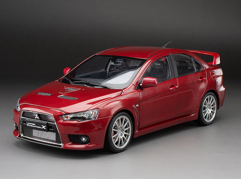 1:18 Mitsubishi Lancer Evolution X – Red Metallic