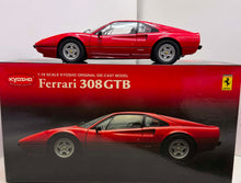 Load image into Gallery viewer, 1:18 Ferrari 308 GTB - Red - Kyosho
