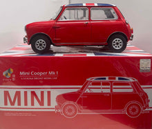 Load image into Gallery viewer, 1:12 TINY Mini Cooper MK 60 Union Jack Red
