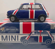 Load image into Gallery viewer, 1:12 TINY Mini Cooper MK 60 Union Jack Blue
