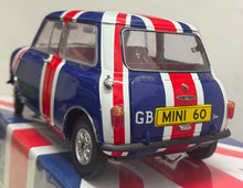 Load image into Gallery viewer, 1:12 TINY Mini Cooper MK 60 Union Jack Blue
