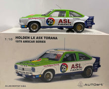 Load image into Gallery viewer, 1:18 1979 - Holden LX A9X Torana - AMSCAR Series - Signed COA by Allan Moffat
