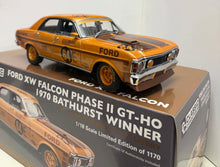 Load image into Gallery viewer, 1:18 1970 - Ford XW Falcon Phase II GT-HO Bathurst Winner - with COA
