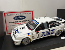 Load image into Gallery viewer, 1:18 1988 - Ford Sierra RS500 - Tooheys 1000 - Signed COA by Allan Moffat
