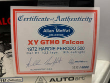 Load image into Gallery viewer, 1:18 1972 - XY GTHO Falcon - Hardie-Ferodo 500 - Signed COA by Allan Moffat
