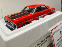 Load image into Gallery viewer, 1:18 1969 - Ford XW Falcon GTHO - Sandown Winner - Signed COA by Allan Moffat
