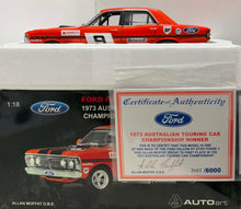 Load image into Gallery viewer, 1:18 1970 - XW Falcon GTHO Phase 2 - Winner Hardie-Ferodo 500 - Signed COA
