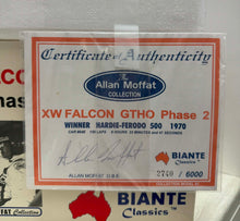 Load image into Gallery viewer, 1:18 1970 - XW Falcon GTHO Phase 2 - Winner Hardie-Ferodo 500 - Signed COA
