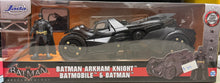Load image into Gallery viewer, 1:24 Jada - Batman Arkham Knight - Batmobile &amp; Batman

