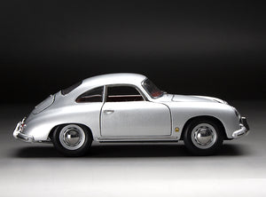 1:18 1957 Porsche 356A 1500 GS Carrera GT – Silver Metallic